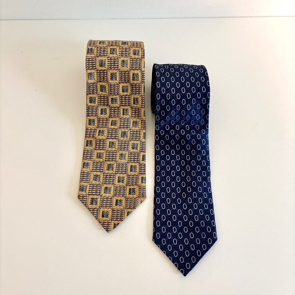 Pair of Men's Ermenegildo Zegna Neck Ties